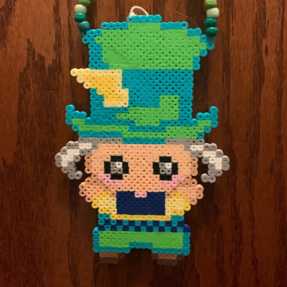 Mad Hatter Alice in Wonderland Kandi necklace